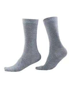 جوراب مردانه ساقدار نخ کتان طوسی روشن جوپا Joopa