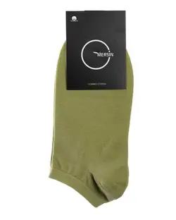 جوراب مردانه مچی نخی سبز روشن مرسین Mersin