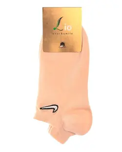 جوراب مردانه مچی نخی طرح Nike گلبهی لیو Lio