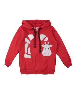 سویشرت دخترانه دورس کلاهدار قرمز سون پون Seven Poon کد G778