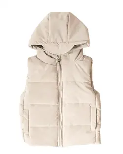 پافر بچگانه شمعی کلاهدار طوسی کیدز پرو Kids Pro