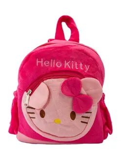 کوله پشتی بچگانه طرح هلو کیتی پولیشی صورتی رین بو