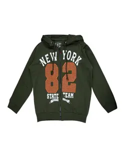 سویشرت پسرانه دورس کلاهدار سبز ارتشی سون پون Seven Poon کد B751