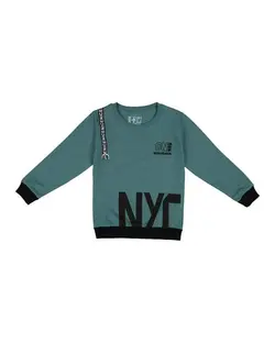 سویشرت پسرانه دورس جلو بسته سبز کله غازی سون پون Seven Poon کد B741