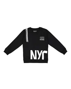 سویشرت پسرانه دورس جلو بسته مشکی سون پون Seven Poon کد B741