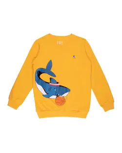 سویشرت پسرانه دورس جلو بسته زرد سون پون Seven Poon کد B740