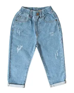 شلوار بچگانه جین مام استایل آبی کیدز پرو Kids Pro