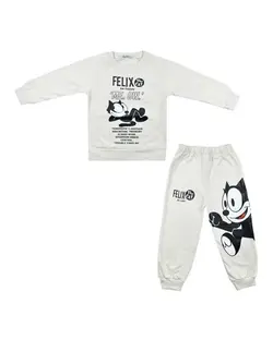 ست سویشرت و شلوار پسرانه دورس نیروان Nirvan مدل 2054 -2