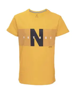 تی شرت پسرانه نخی خردلی هلکا