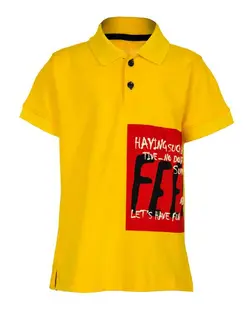 پولوشرت پسرانه جودون زرد نامز