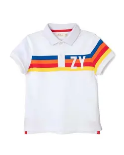 پولوشرت پسرانه جودون سفید زیپی