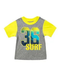 تی شرت نخی پسرانه طوسی TCP