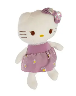 عروسک هلو کیتی پولیشی بنفش سفید تاپ تویز
