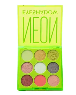 پالت سایه چشم 9 رنگ Geo مدل Neon سبز