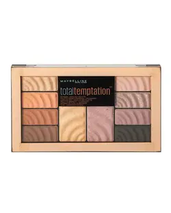 پالت سایه چشم و هایلایتر 10 رنگ میبلین Total Temptation