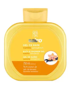 ژل بدن مخصوص حمام سایرو Sairo مدل Vanilla حاوی رایحه ی وانیل 750ml