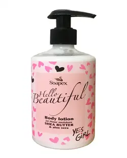 لوسیون بدن سوپکس Soapex حاوی عصاره آلوئه ورا و شی باتر 350ml