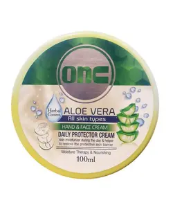 کرم مرطوب کننده دست و صورت انس Onc مدل آلوئه ورا 100ml