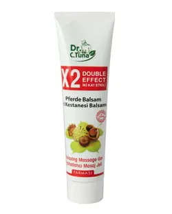 ژل ماساژ دکتر سی تونا فارماسی Dr C Tuna Farmasi مدل X2 Double Effect حاوی عصاره شاه بلوط