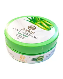 کرم مرطوب کننده دست و صورت دیلمون Dilmon حاوی عصاره آلوئه ورا مناسب انواع پوست 200ml