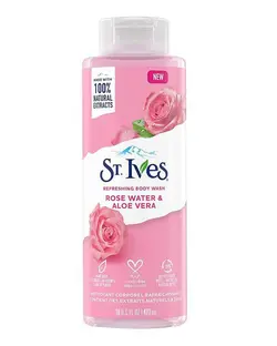 شامپو بدن اس تی ایوز St Ives حاوی گل رز و آلوئه ورا
