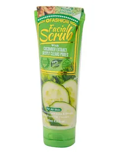 اسکراب صورت و بدن فشن Cucumber Extract حاوی عصاره خیار