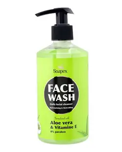 ژل شستشوی صورت سوپکس مدل آلوئه ورا حاوی ویتامین 350ml E