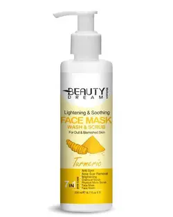 فیس واش ضد چروک صورت ژینووا مدل زردچوبه و گشنیز 200ml