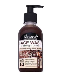 ژل شستشوی صورت ژینووا قهوه بلوط مناسب پوست افتاده و چروک