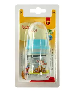 شیشه شیر کودک گرد کد 239 آبی 80ml بی بی لند