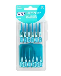 مسواک بین دندانی ته‏ په Easy Pick سایز M/L آبی بسته 36 عددی