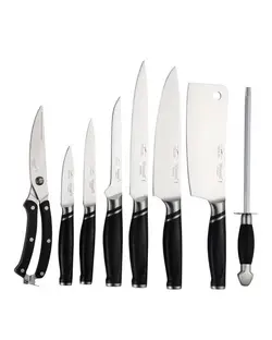 چاقو آشپزخانه 8 پارچه وینر مدل B-2104-2 مشکی