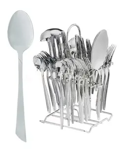 سرویس 38 پارچه قاشق و چنگال استیل مدل نیوبرلین جس JS