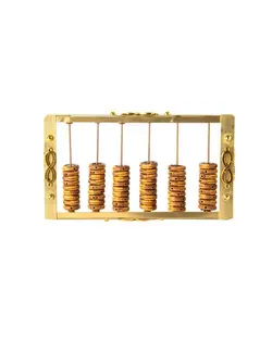 دکوری برنجی چرتکه آدرینا سایز 5