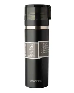 قمقمه سرد و گرم کوهنوردی مشکی دیوانجین 700ml Diwangxin