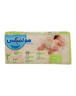 پوشک کامل بچه مولفیکس سایز 2 بسته 44 عددی