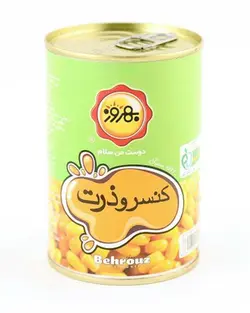 کنسرو ذرت 380 گرمی بهروز