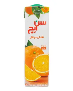 آبمیوه پرتقال پاپ دار 1 لیتری سن ایچ