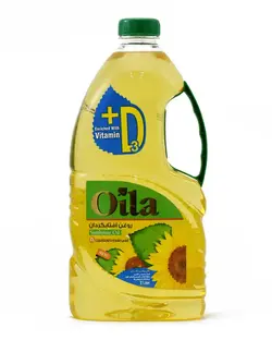 روغن مایع آفتابگردان غنی شده با ویتامین دی 1800 گرمی اویلا
