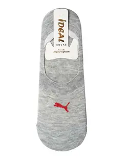 جوراب مردانه کالجی طوسی روشن دلربا Delroba طرح پوما