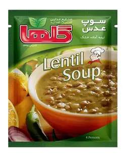 سوپ نیمه آماده عدس گلها 70 گرم