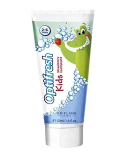خمیر دندان بچگانه اوریفلیم Oriflame مدل Optifresh دارای رایحه توت فرنگی