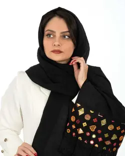 شال زنانه هندی سرخابی پرومیس Promiss