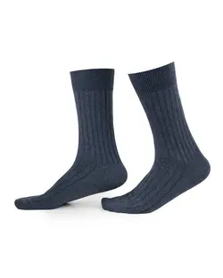 جوراب مردانه ساقدار نخ کتان زغالی جوپا Joopa