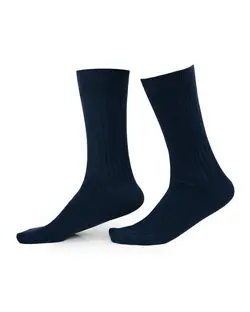 جوراب مردانه ساقدار نخ کتان سرمه ای جوپا Joopa