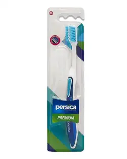 مسواک پرسیکا Persica مدل Premium آبی با برس متوسط کد P321