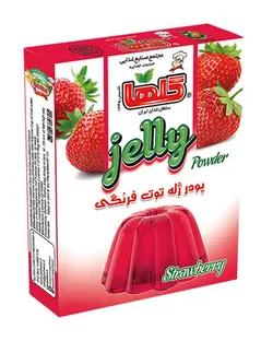 پودر ژله توت فرنگی گلها 100 گرم