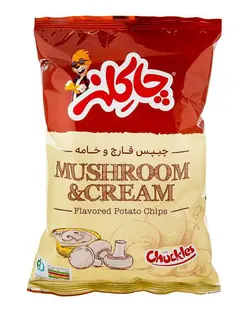 چیپس با طعم قارچ و خامه چاکلز 43 گرم