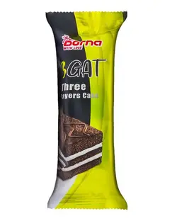 کیک اسفنجی لایه ای کاکائویی با مغزی کرم شیری تری گات درنا 60 گرم