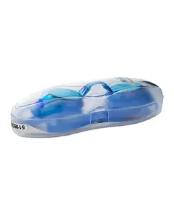 عینک شنا دو بند آبی Silicone